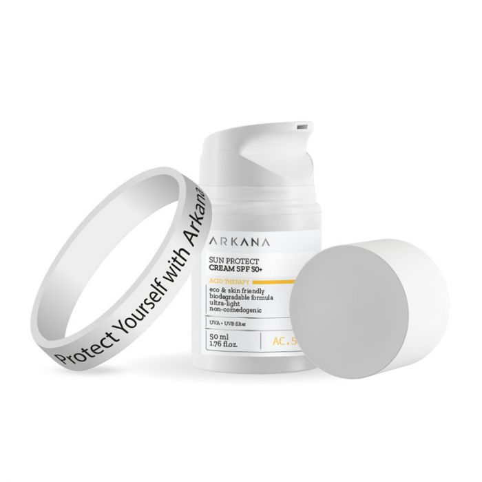 ARKANA Krem ochronny z filtrem SPF 50+ 50 ml - obrazek 3