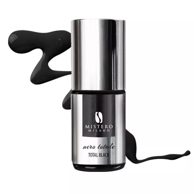 MM czarny lakier hybrydowy TOTAL BLACK 7ml 1031 - obrazek 2
