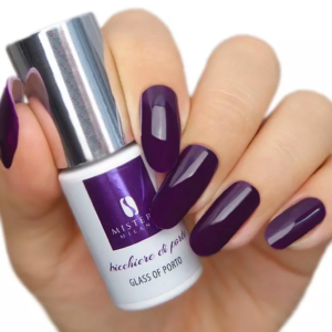 MM śliwkowy lakier hybrydowy KIELISZEK PORTO 7ml 1102