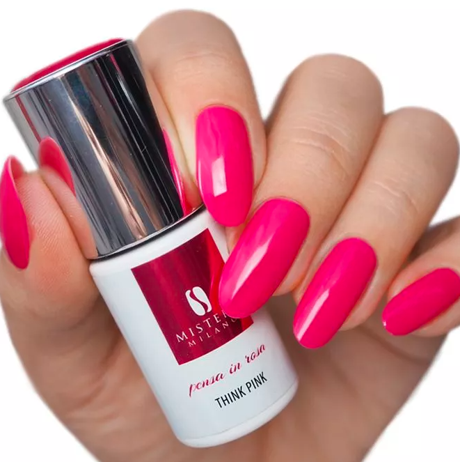 MM różowy lakier hybrydowy THINK PINK 7ml 1144