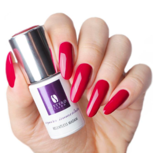 MM czerwony lakier hybrydowy NIEPRZEJEDNANA DAMA 1195 6 ml