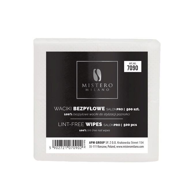 MM Waciki Bezpyłowe SalonPRO 500 szt. 7090