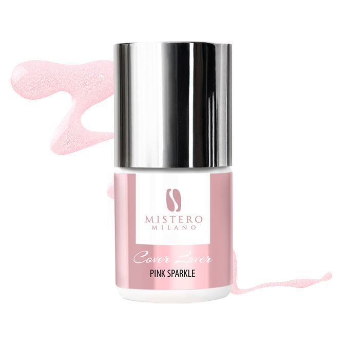 MM BAZA COVER LOVER Różowa Pink Sparkle do lakierów hybrydowych 12 ml 1247