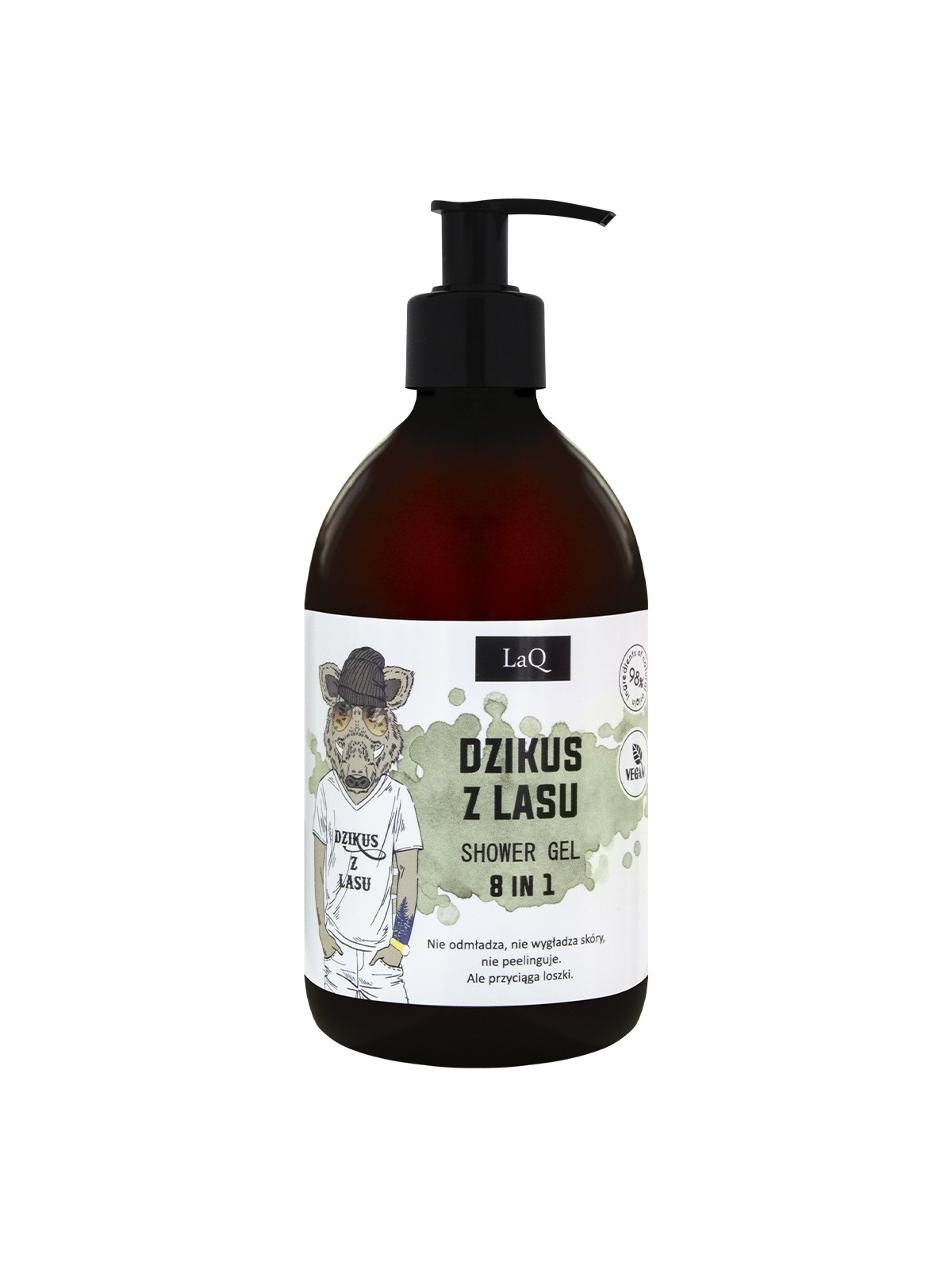 LaQ Żel pod prysznic 8 w 1 DZIKUS Z LASU 500 ml