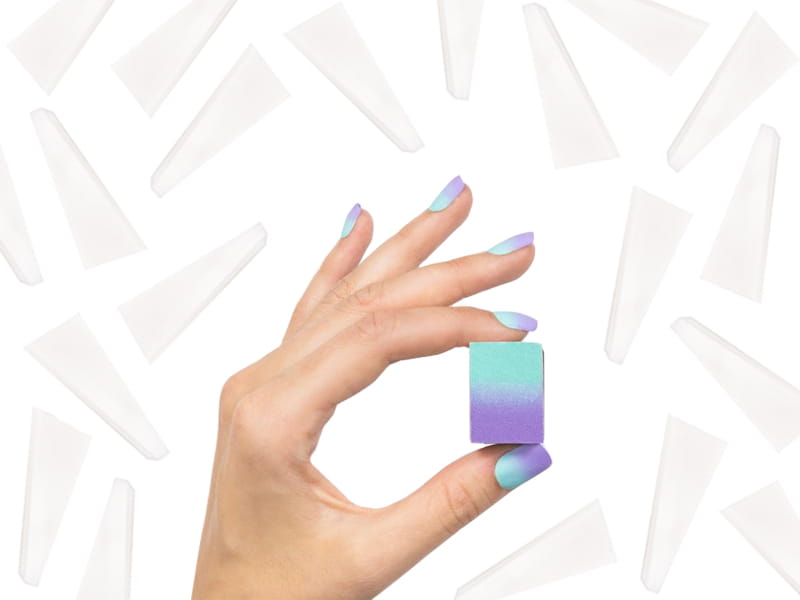 Leobert GĄBKA DO OMBRE lakiery hybrydowe żel akryl 1 szt.