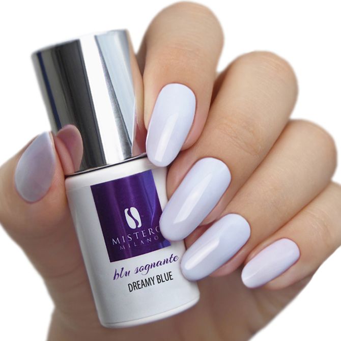Mistero Milano błękitny Lakier hybrydowy NIEBIESKI MARZYCIELSKI 7 ml 1276