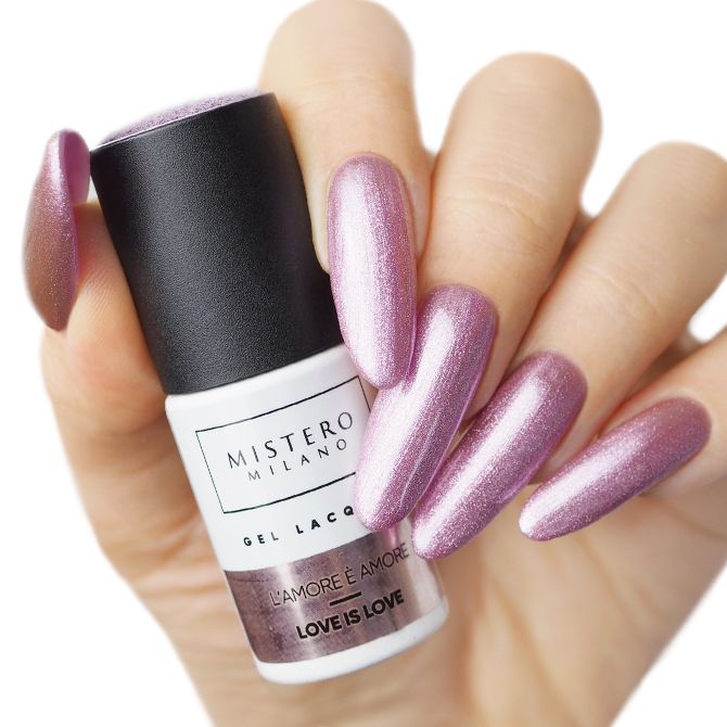 MM fioletowy lakier hybrydowy CAT EYE Miłość to miłość 7 ml 1309