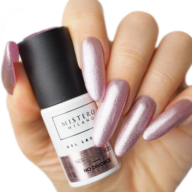 MM różowy lakier hybrydowy CAT EYE Rozwodu nie będzie! 7 ml 1311