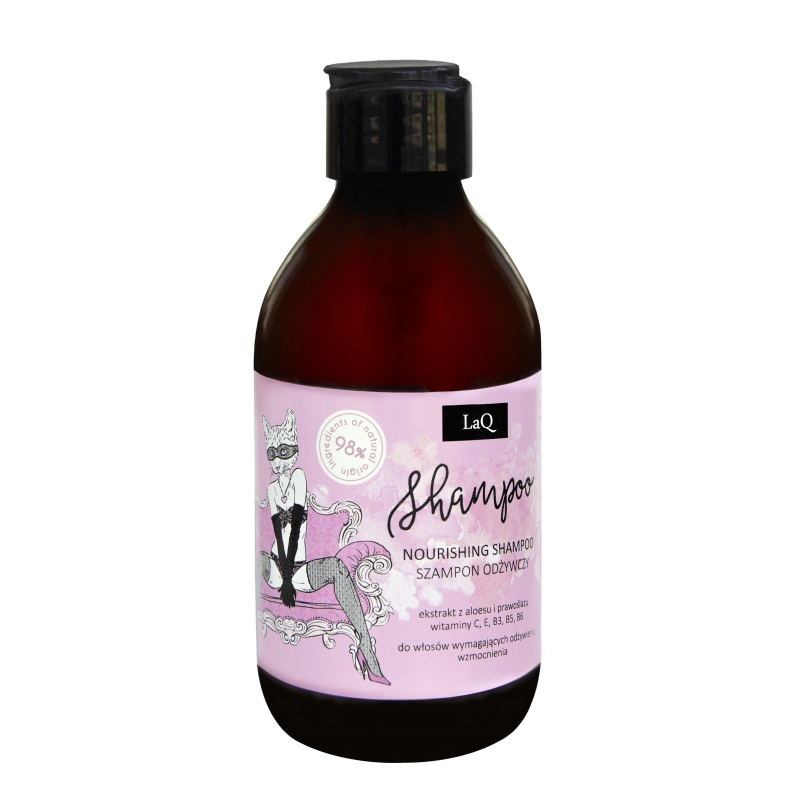 LaQ Kocica Piwonia - Szampon odżywczy 300 ml
