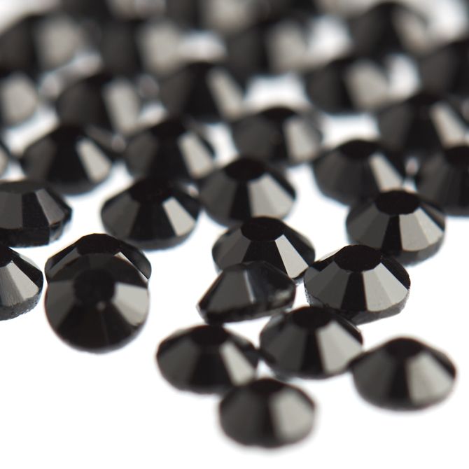 MM Czarne cyrkonie do paznokci SS3 black 5132/3 - obrazek 2