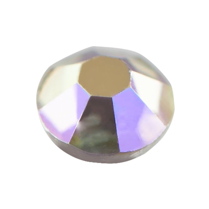 MM beżowo-niebieskie cyrkonie do paznokci SS3 lunar 5139/3