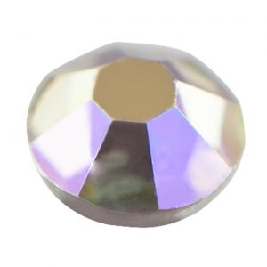 MM beżowo-niebieskie cyrkonie do paznokci SS8 lunar 5139/8