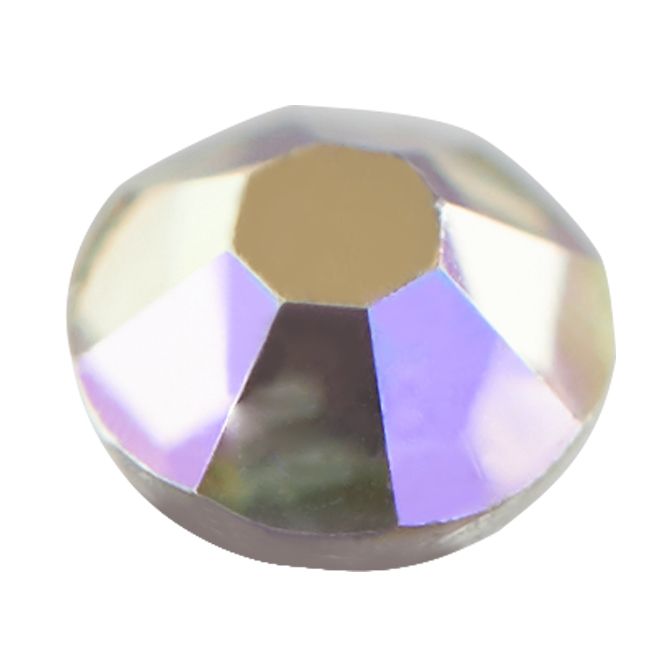 MM beżowo-niebieskie cyrkonie do paznokci SS8 lunar 5139/8