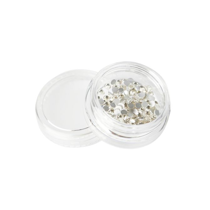 MM białe cyrkonie do paznokci SS3 crystal white 5140/3 - obrazek 3