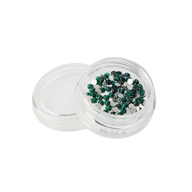 MM zielone cyrkonie do paznokci SS3 emerald 5142/3 - obrazek 2