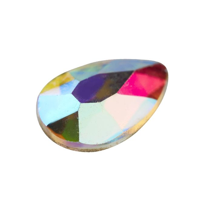 MM wielokolorowe cyrkonie do paznokci w kształcie łezki 6 x 4 mm 5185