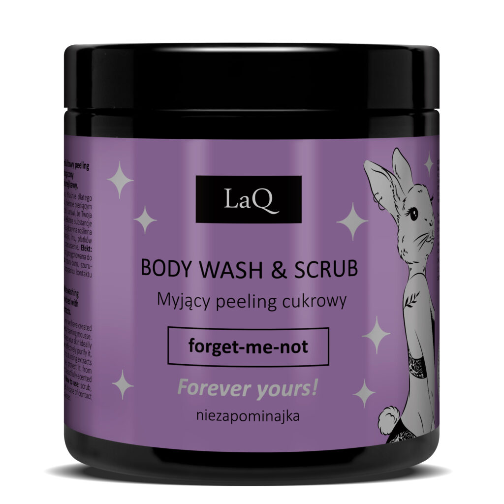 LaQ Peeling cukrowy myjący NIEZAPOMINAJKA 200 ml