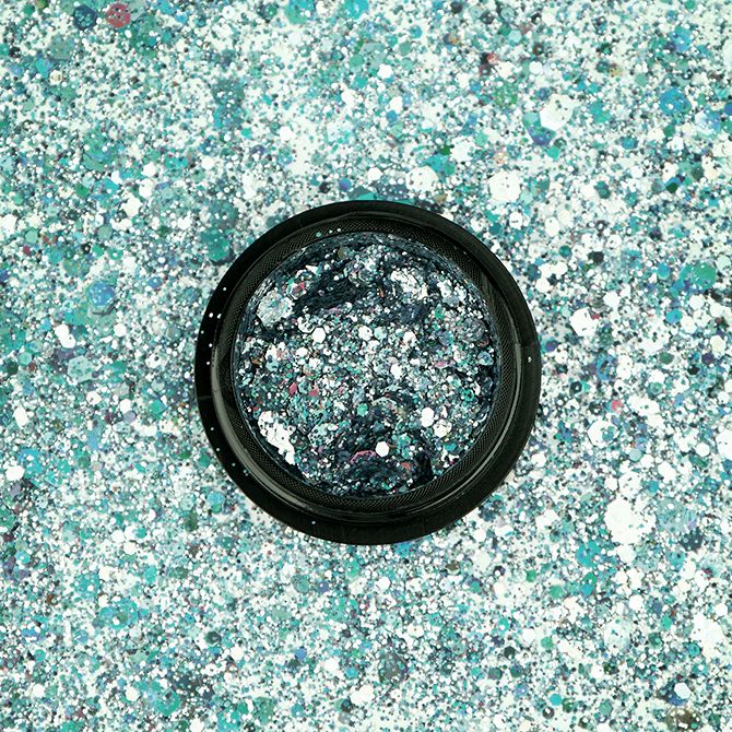 MM Galaxy Glitter Effect Green 5192 - obrazek 2