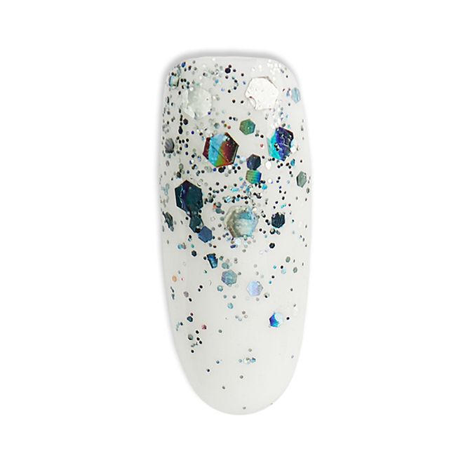 MM Galaxy Glitter Effect Green 5192 - obrazek 3
