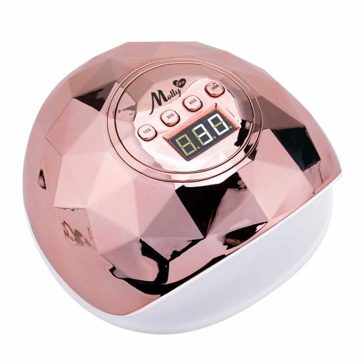 Lampa do paznokci Dual led UV 86W rose gold