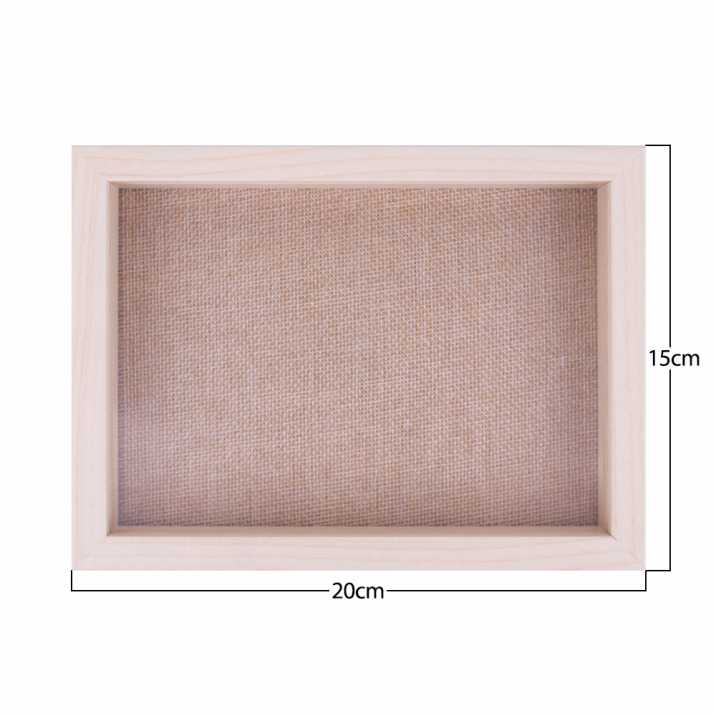 Ramka 3D ekspozytor wzornik drewniany na tipsy 15x20cm - obrazek 2