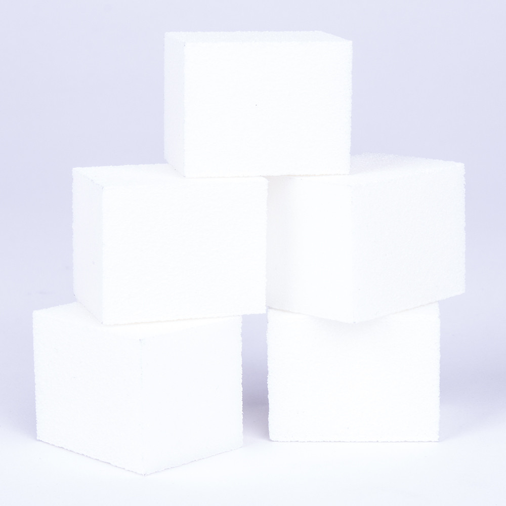 Mała luksusowa kostka polerska czterostronna 100/100 biała 3szt - obrazek 4