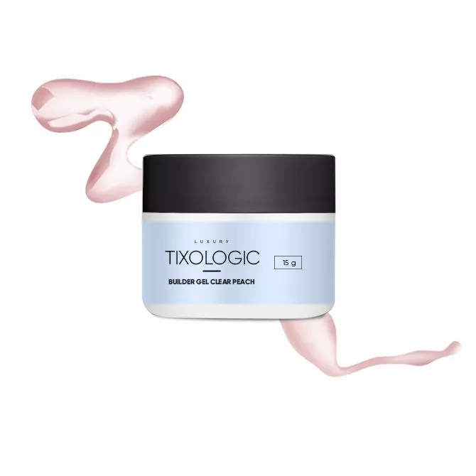 MM Budujący żel Tixologic Peach Clear 15g 2076/15
