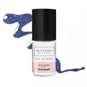 Mistero Milano Lakier hybrydowy Niebieski Shaker 1395 flash