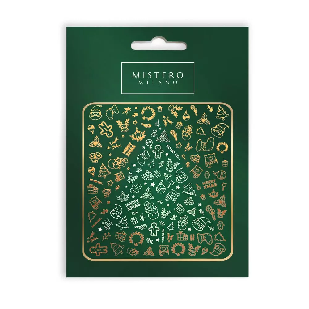 Mistero Milano Naklejki do paznokci XMAS TREE