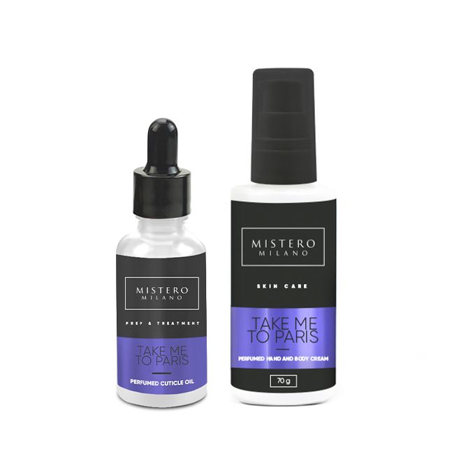 Mistero Milano Zestaw Świąteczny Take me to Paris - perfumowany krem i oliwka - obrazek 3