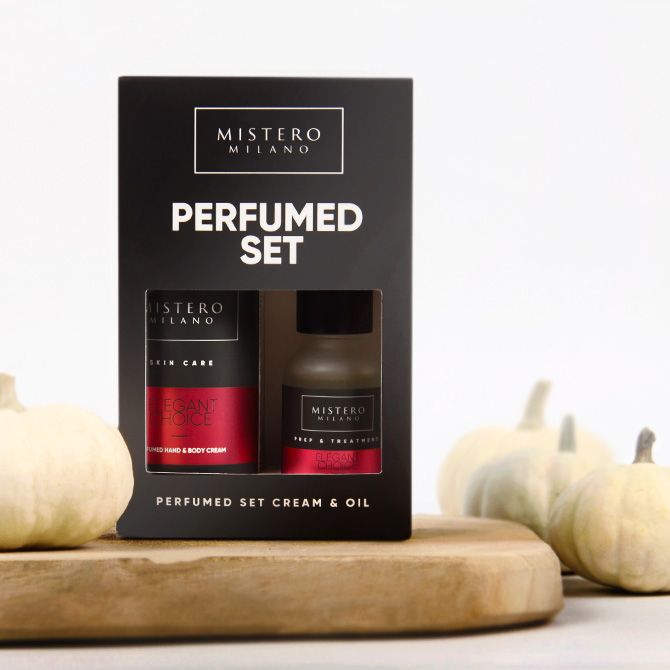 Mistero Milano Zestaw Świąteczny Elegant Choice - perfumowany krem i oliwka - obrazek 3