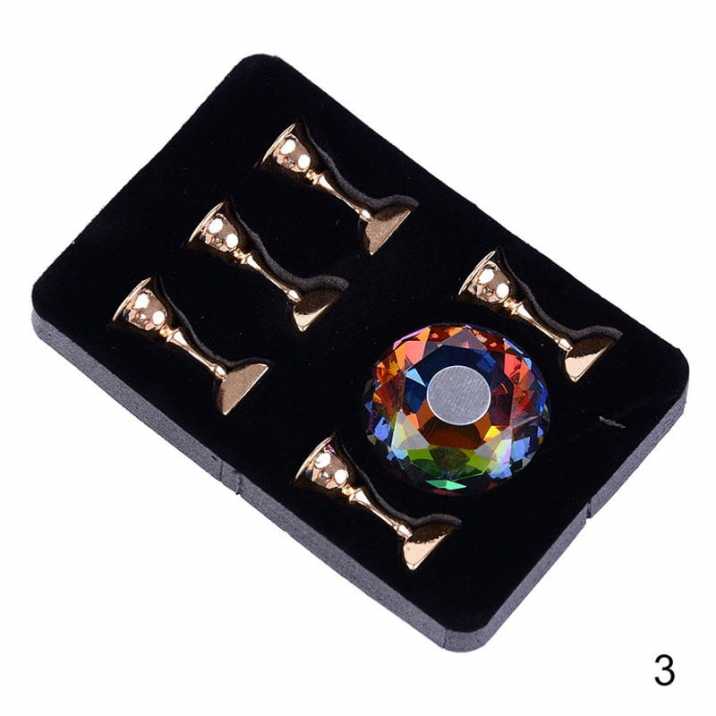 Magnetyczny uchwyt stojak holder do wzorków i zdobień diament opalizujący - obrazek 2
