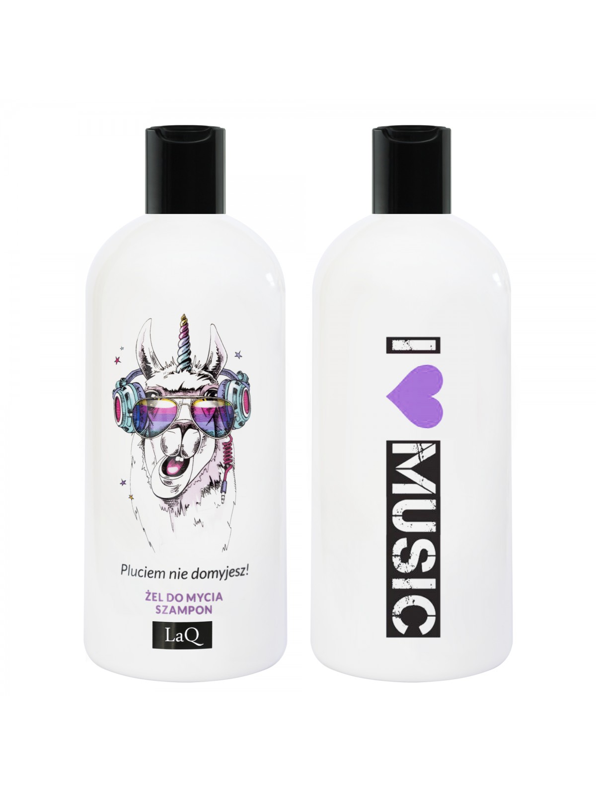 LaQ Żel do mycia i szampon do włosów 2w1 300 ml LAMA