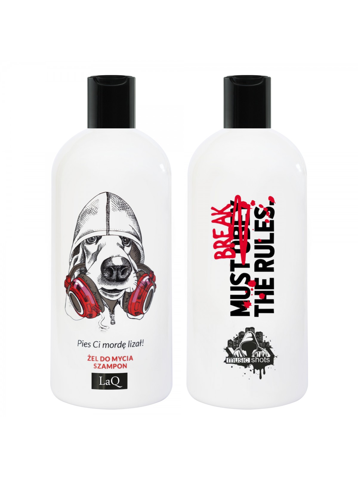 LaQ Żel do mycia i szampon do włosów 2w1 300 ml PIES
