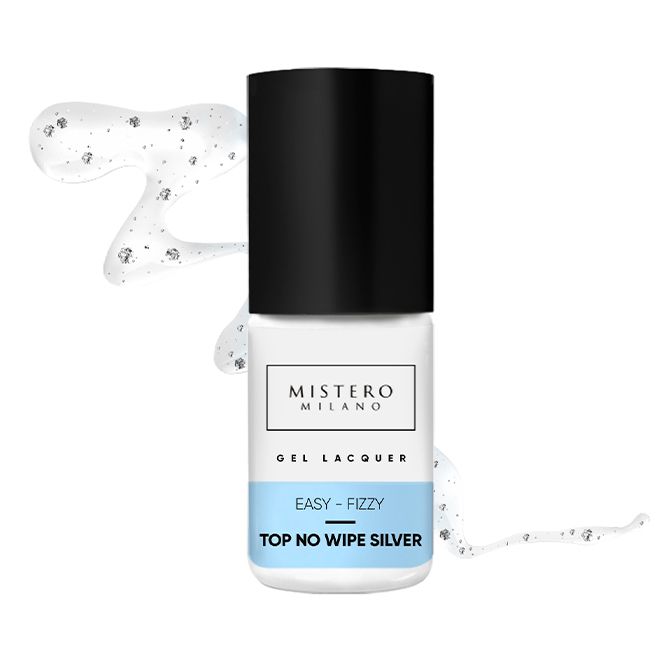 Top hybrydowy EASY-FIZZY z drobiną Silver 7ml 1411/7