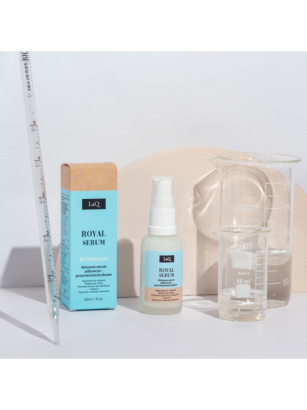 LaQ Serum odżywczo - przeciwzmarszczkowe ROYAL - obrazek 3