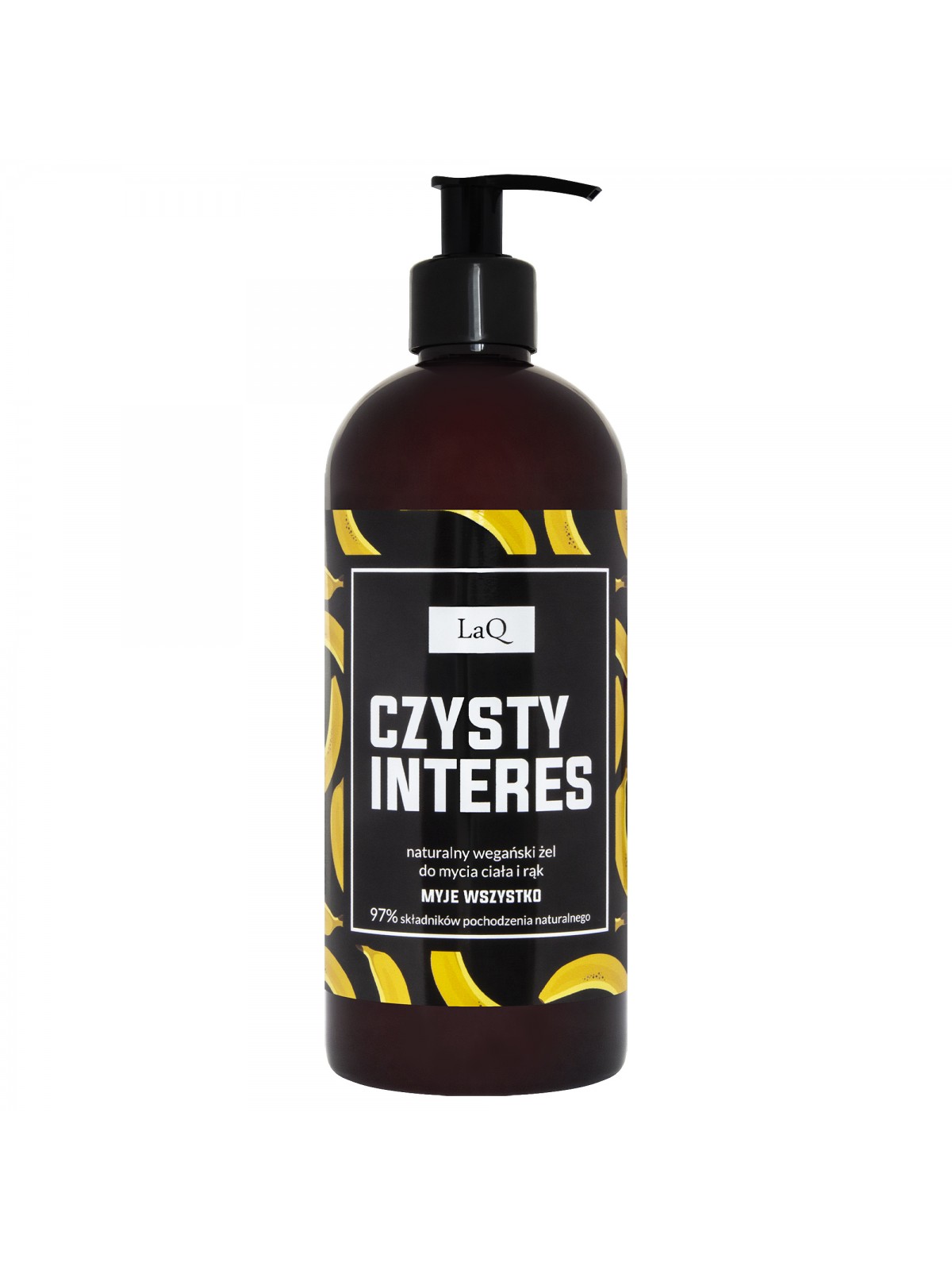 LaQ Żel do mycia ciała i rąk CZYSTY INTERES 400ml