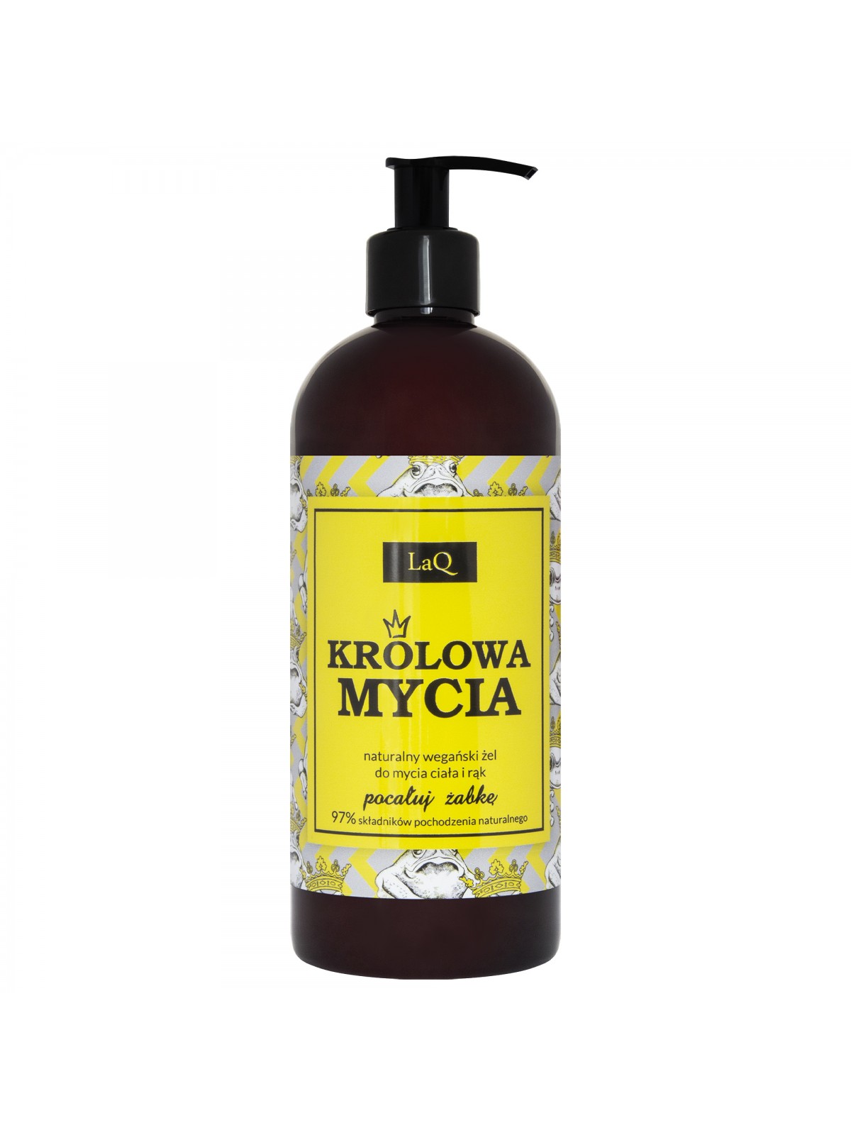 LaQ Żel do mycia ciała i rąk KRÓLOWA MYCIA 400 ml