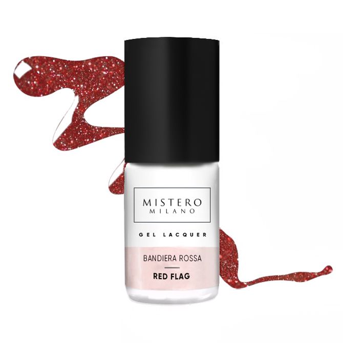 Mistero Milano Lakier hybrydowy Czerwona Flaga 7ml 1481