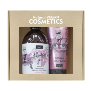 LaQ Zestaw prezentowy Kocica Piwonia Żel 500ml + Balsam 200ml Piwonia