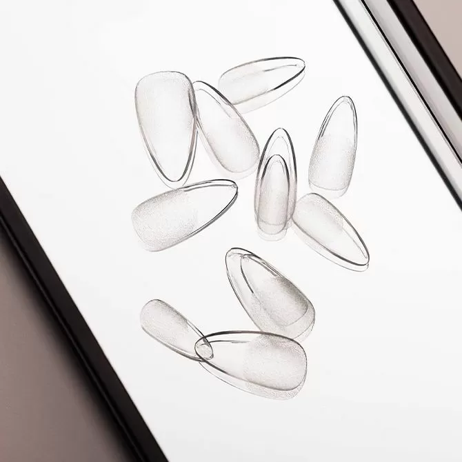 MM Tipsy żelowe TipUp! - migdał 360szt 8086 - obrazek 2