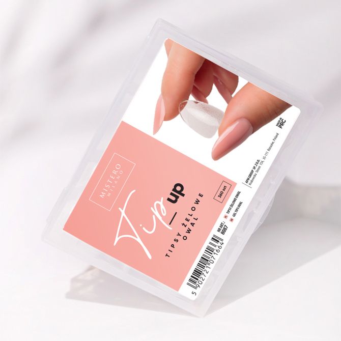 MM Tipsy żelowe TipUp! - owal 360szt 8087