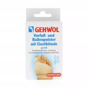 EHWOL Poduszka przeciwuciskowa do przedstopia i na halluksy z elastyczną opaską- DUŻA