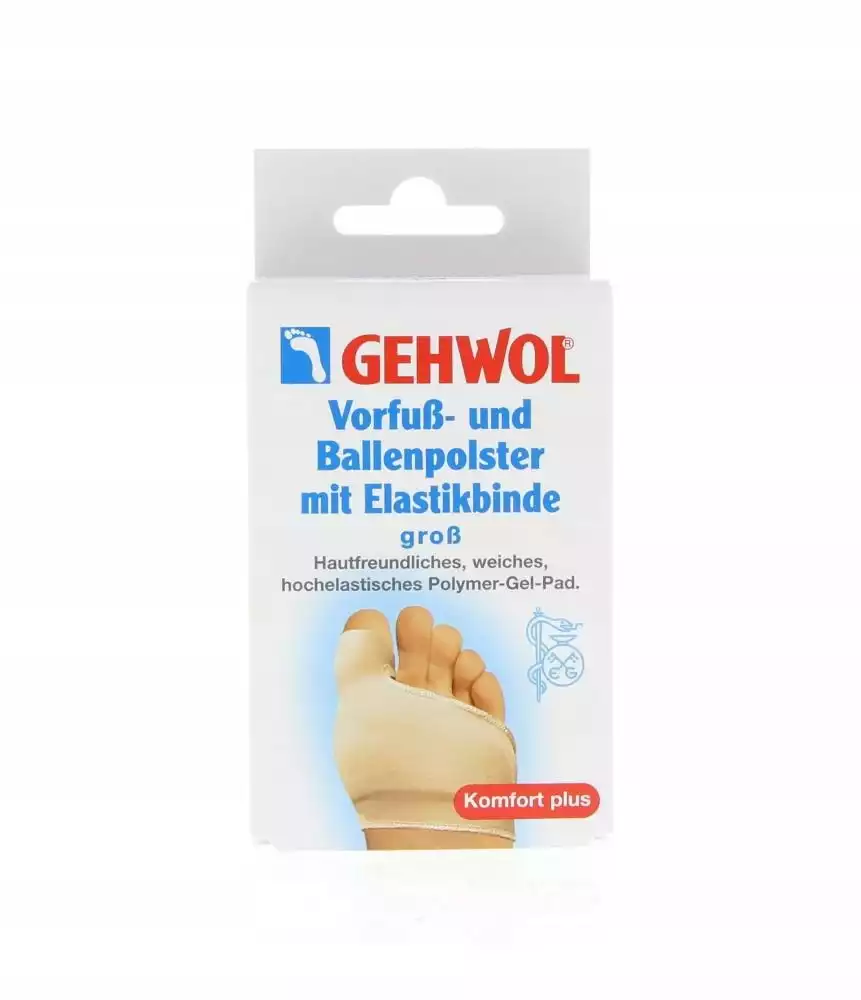 EHWOL Poduszka przeciwuciskowa do przedstopia i na halluksy z elastyczną opaską- DUŻA