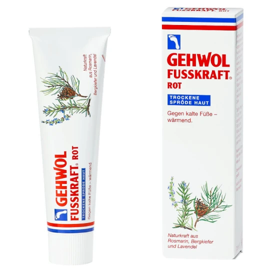 Gehwol Balsam rozgrzewający do suchej skóry stóp Fusskraft Rot 75ml