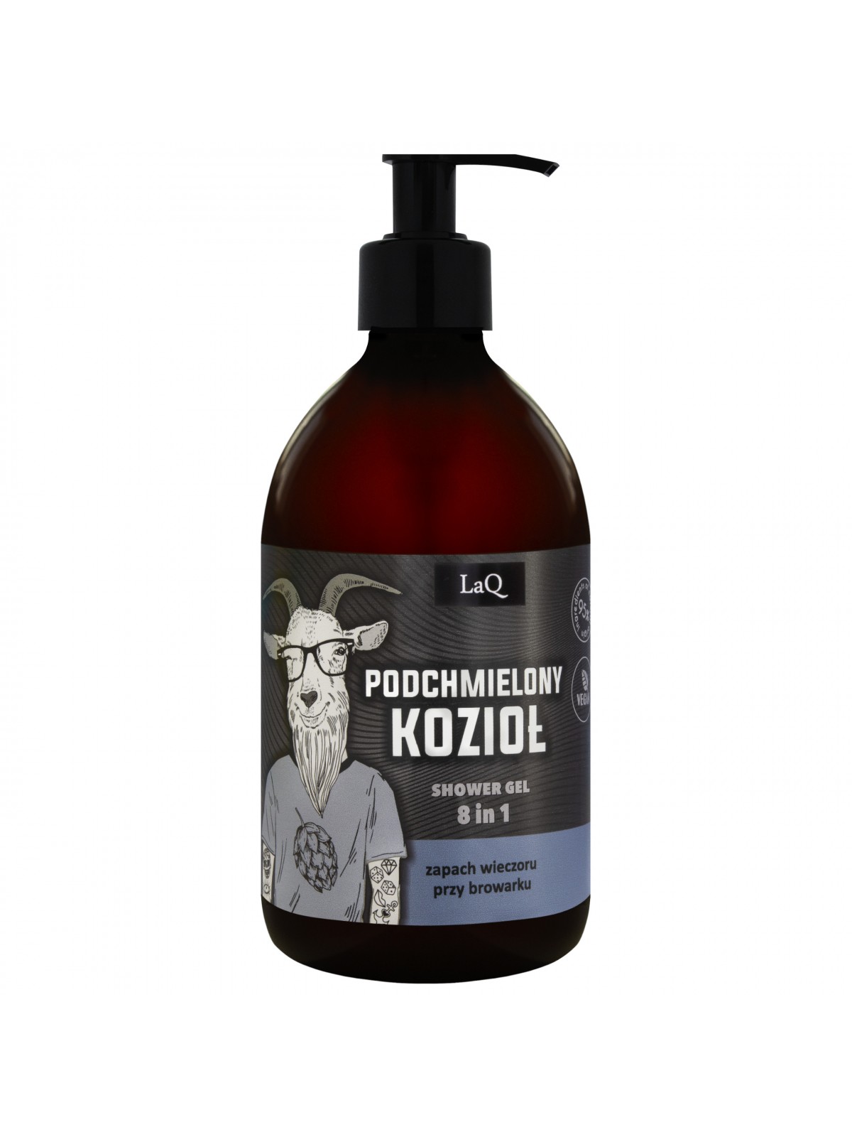 LaQ Żel pod prysznic dla facetów PODCHMIELONY KOZIOŁ EXLUSIVE 500 ml