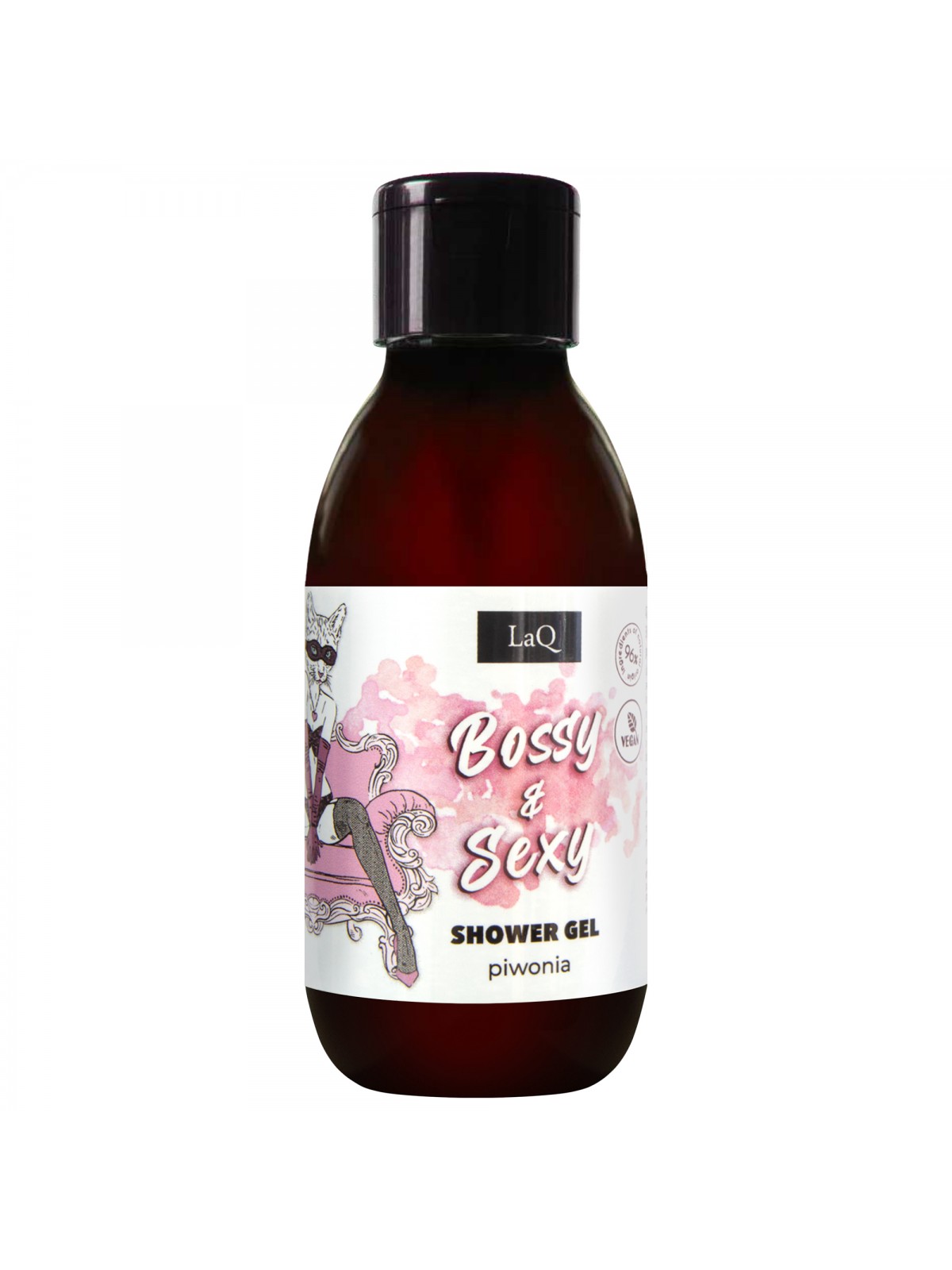 LaQ Mini PIWONIA: BOSSY & SEXY żel pod prysznic 100ml