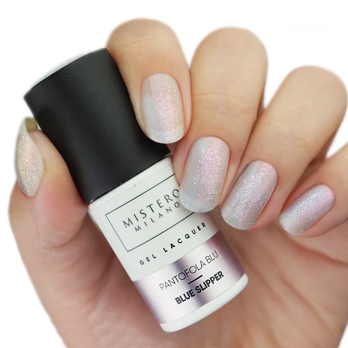Mistero Milano MM Lakier hybrydowy Błękitny Pantofelek 1549 - obrazek 5