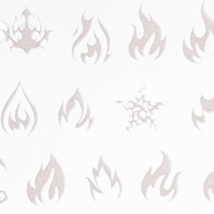 Folia transferowa Luminous Flames 100 cm świecąca w UV Nr 1 - obrazek 3