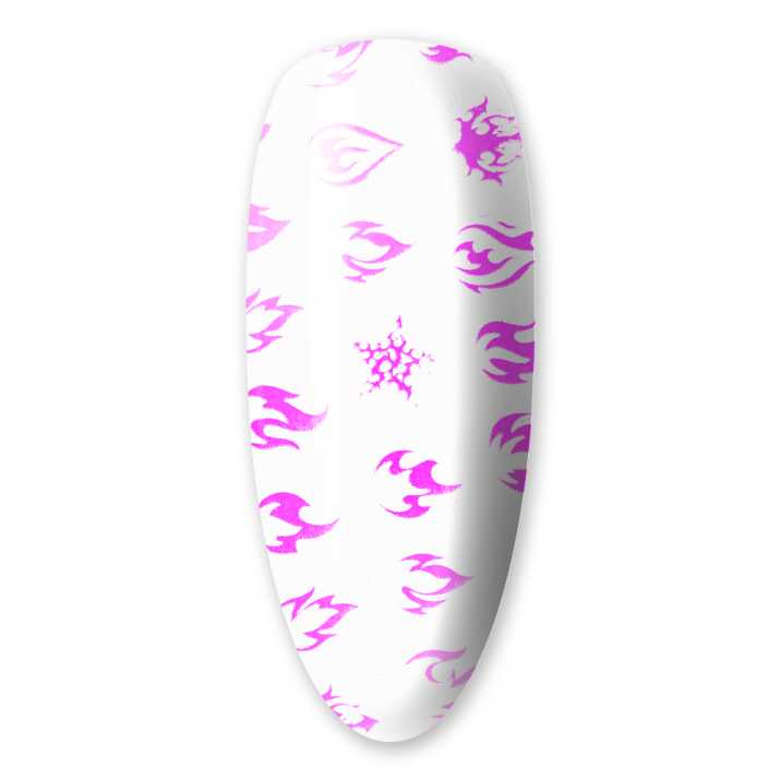 Folia transferowa Luminous Flames 100 cm świecąca w UV Nr 6 - obrazek 3